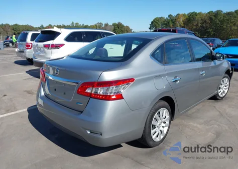 2014 Nissan Sentra S z USA, uszkodzony, nr VIN 3N1AB7APXEY259730